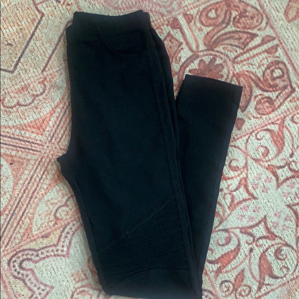 Black Moto Jeggings small